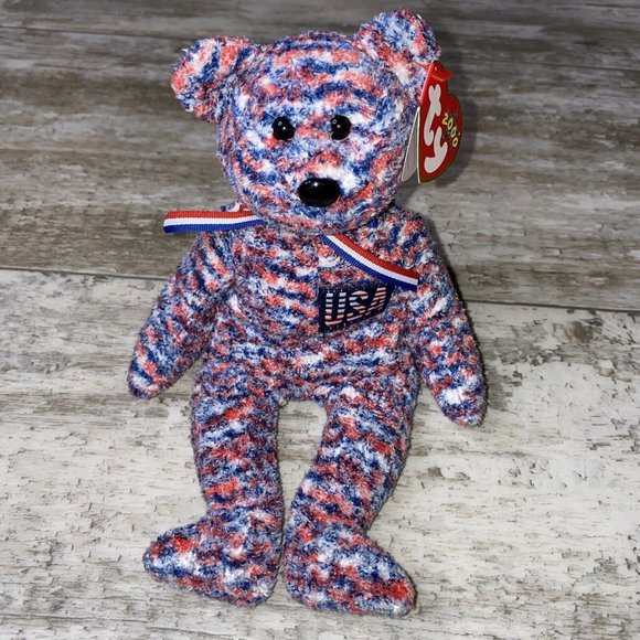Ty Other - TY Beanie Baby 2000 USA Bear Tag Errors Collectible Rare Limited Edition Error!